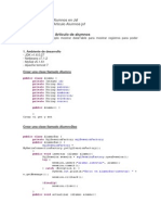 Mantenimiento de Alumnos en JSF