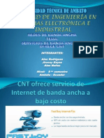 Servicios de Banda Ancha Q Ofrece CNT