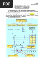 10) Función Cuadrática