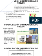 Consolidación Unidimensional de Suelos