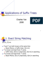 Applications of Suffix Trees