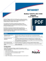 Datasheet: Modbus TCP/IP To IEC 61850 Gateway