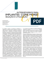 Artigo - Intermediarios para Implantes Cone Morse Seleção e Utilização