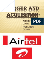 Airtel Merger and Acquisition