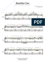 Adventure Time - Remember You - Piano Sheet Music (Simplified Ver.)