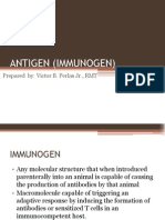 Antigen (Immunogen) : Prepared By: Victor B. Perlas JR., RMT