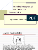 Recomendaciones para El Trazo de Líneas Con Instrumentos