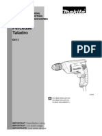 Drill Perceuse Taladro: Instruction Manual Manuel D'Instruction Manual de Instrucciones