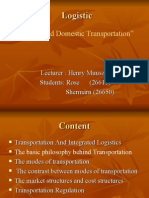 Logistics-Global and Domestic Transportation