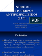 Sindrome Anticuerpos Antifosfolipidos (Saf)