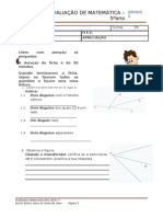 FICHA DE AVALIACAO DE MATEMATICA 5ºano PDF