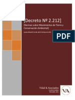 Decreto 2212 Sobre Movimientos de Tierra y Conservacion Ambi PDF