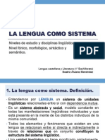 La Lengua Como Sistema