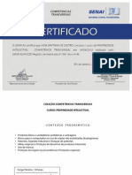 Certificado Propiedade Intelectual