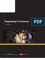 Negotiating IT Contracts