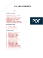 Clasificacion de Los Cantos MP3