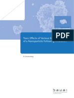 Toxic Effects of Various Modifications of A NP Following Inhalation