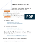 Using MySQL Database With Visual Basic