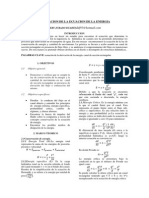 Derivacion de La Ecuacion de Energia PDF