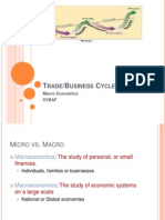 Rade Usiness Ycle: Macro Economics Sybaf