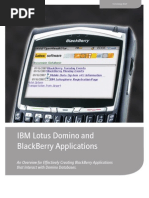 Ibm Lotus Domino and Blackberry Applications