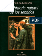 Una Historia Natural de Los Sentidos - Diane Ackerman