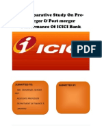 Pre Merger and Post Merger Position of ICICI Bank