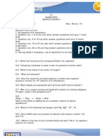 Class 11 Chemistry Topperlearning Sample Paper3