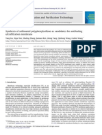 Synthesis of Sulfonated Polyphenylsulfone As Candidates For Antifouling