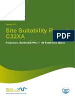 Site Suitability Report C32XA: Foreshore, Borthwick Wharf, Off Borthwick Street