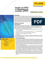 Fluke - Calibration How To Calibrate An RTD