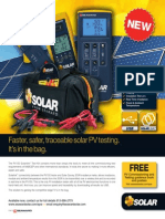 Faster, Safer, Traceable Solar PV Testing. It's in The Bag