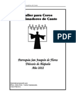 Curso Coros y Cantores 2012