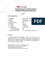 Syllabus - Economia Aplicada A La Salud