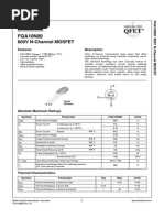 Datasheet - FQA10N80