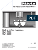 CVA 5060 Coffe Machine