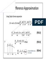 Finite Difference Approximation: Using Taylor Series Expansion