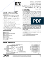 Features Descriptio: LTC2424/LTC2428 4-/8-Channel 20-Bit Power No Latency Adcs