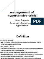 Crisis of Hypertension Revised 1