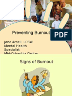 Stress Mgt-Preventing Burnout