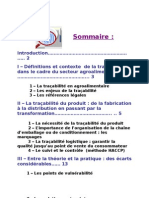 Groupe N°39 - La Traçabilité Dans Le Secteur Agroalimentaire