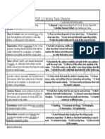 Fcat 2 0 Six Traits Checklist Rubric