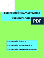 Estereoquimica y La Farmacologia