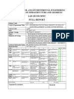 Determination of Field Density of Soils by Sand Replacement & Core Cutter Method