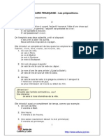 OA2 Prepositions Grammaire