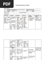 Planificación Anual Por Área 4 PDF