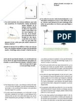 Ejercicios de Física: Tiro Horizontal