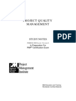 Project Quality Management