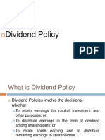 Dividend Policy