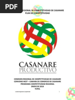 Plan Regional de Competitividad de Casanare